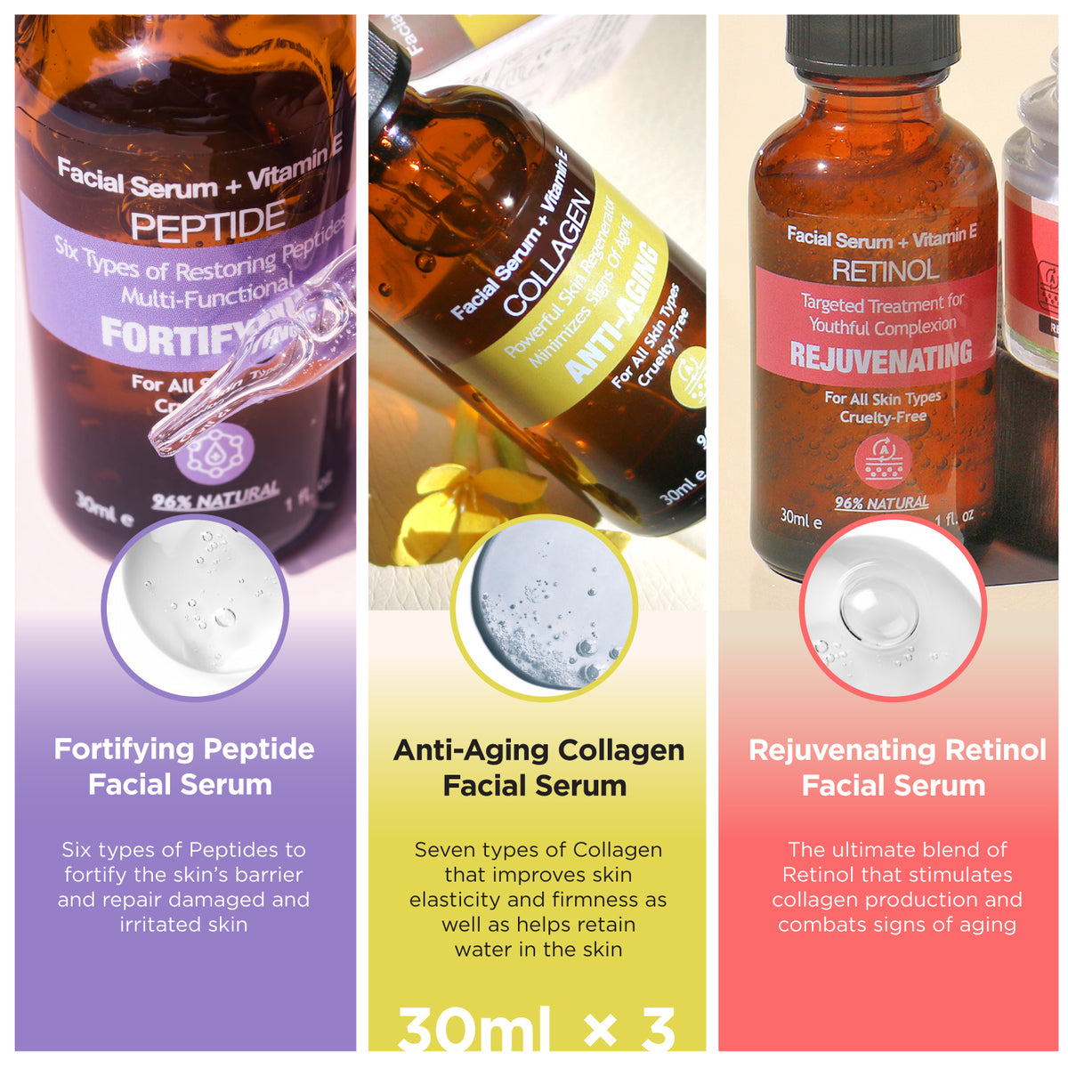 Facial selling serum bundle