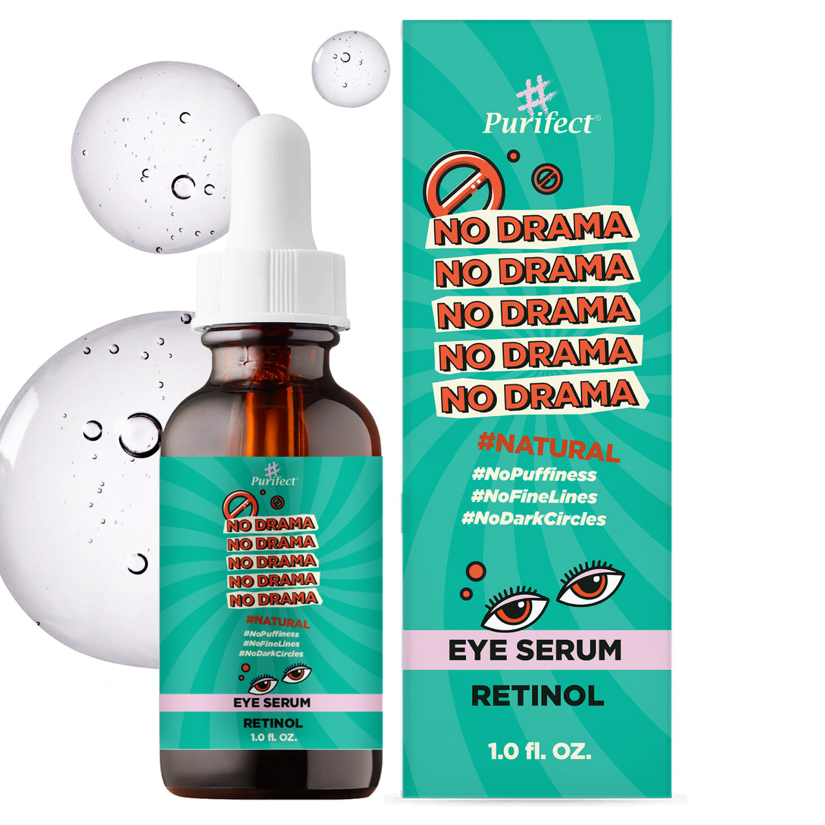Purifect No Drama Retinol Eye Serum - 30ml – CosBellus