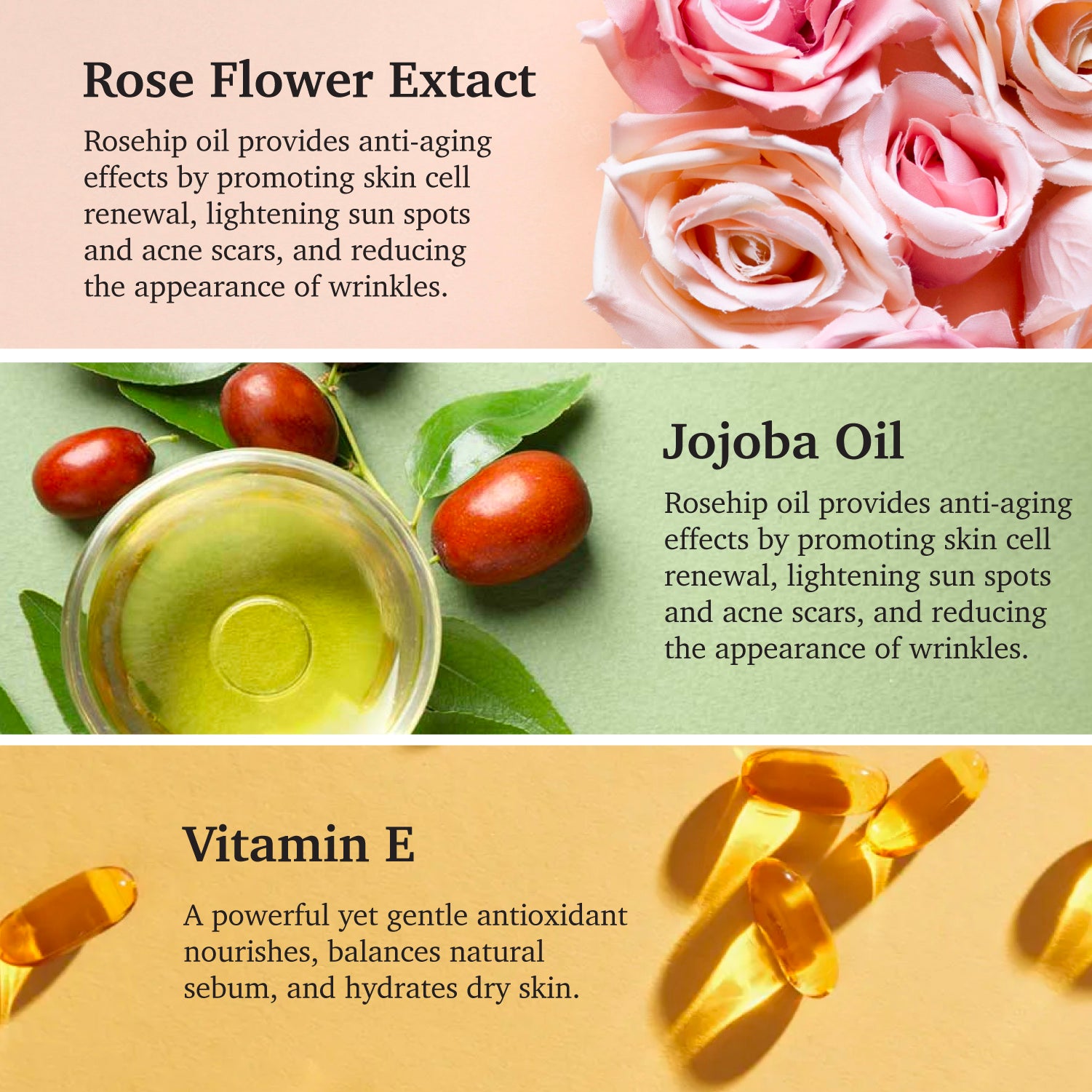 Purifect Rosehip Moisturizing Facial Oil Serum 30ml / 60ml CosBellus