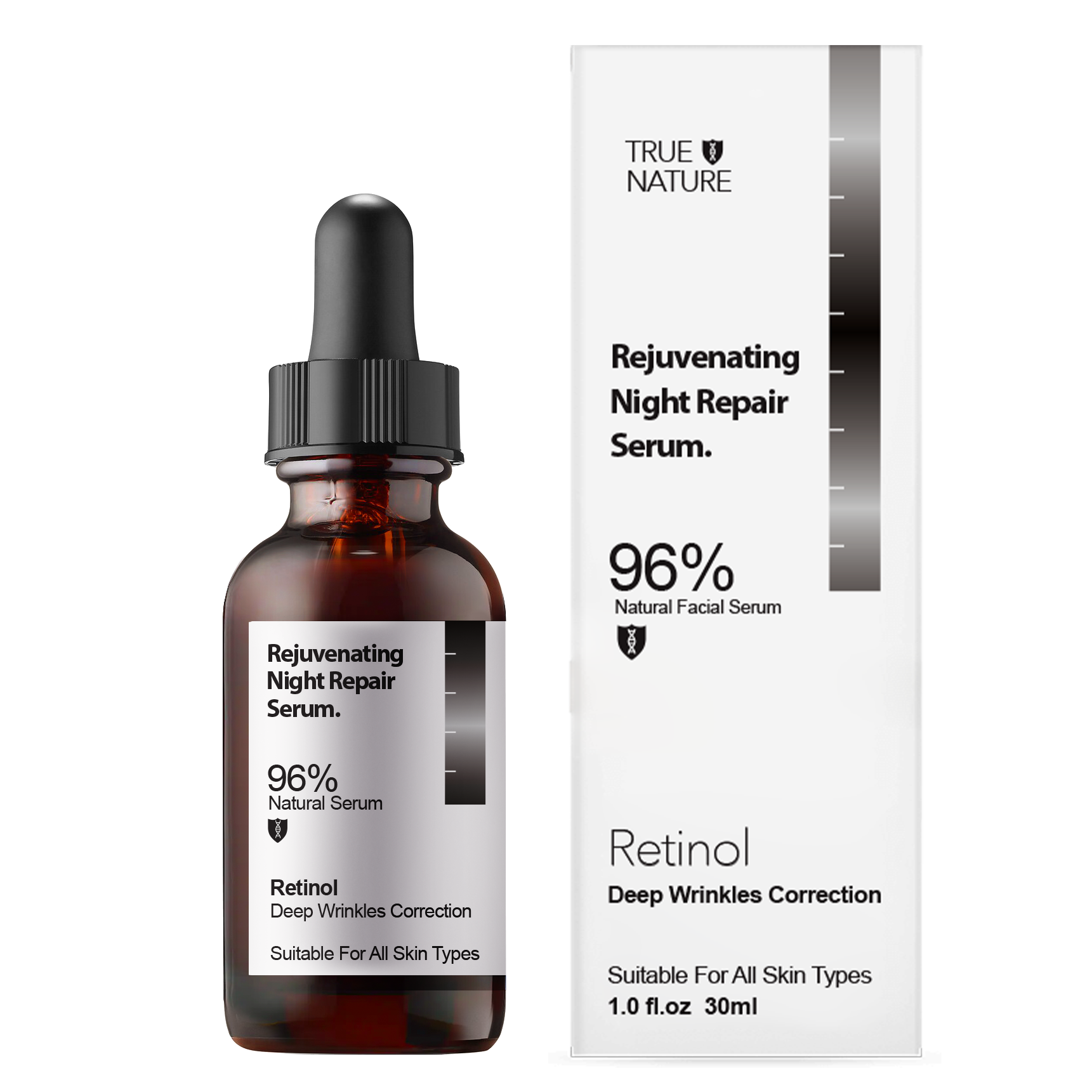 Rejuvenating Night Repair Serum – Retinol Facial Serum – CosBellus